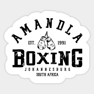 Amandla Boxing 1.0 Sticker